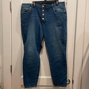 Tahari Button fly Jean